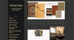 Desktop Screenshot of prestigerugs.com